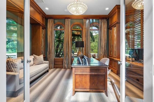 Home Office, Interior, Pendant Lights, Recessed Lighting