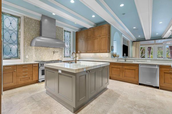 Interior, Kitchen, Recessed Lighting, Stainless Steel Appliances
