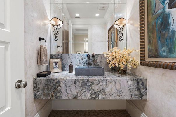 Bathroom, Interior, Recessed Lighting