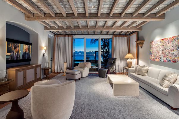 Interior, Living room, Wooden Beams