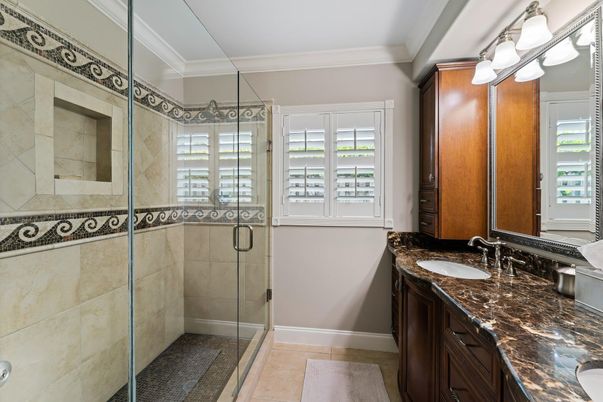 Bathroom, Glass Shower, Interior