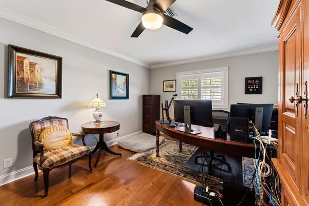 Home Office, Interior, Wood Texture Flooring