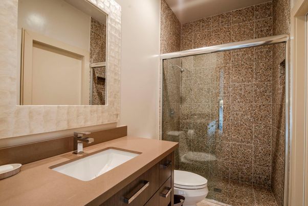 Bathroom, Glass Shower, Interior