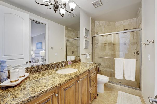 Bathroom, Glass Shower, Interior