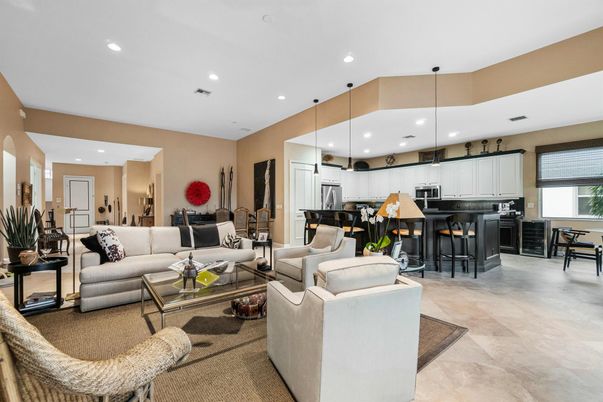 Dining room, Interior, Kitchen, Living room, Pendant Lights, Recessed Lighting