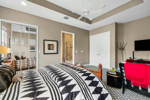 Bedroom, Interior, Recessed Lighting