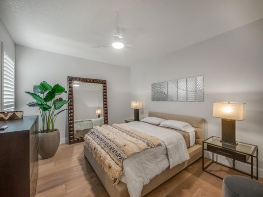 Bedroom, Interior, Wood Texture Flooring