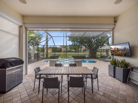 Dining room, Glass Ceilings, Interior, Pool, Sun Room