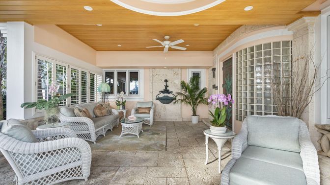 Interior, Living room, Recessed Lighting, Wooden Ceilings