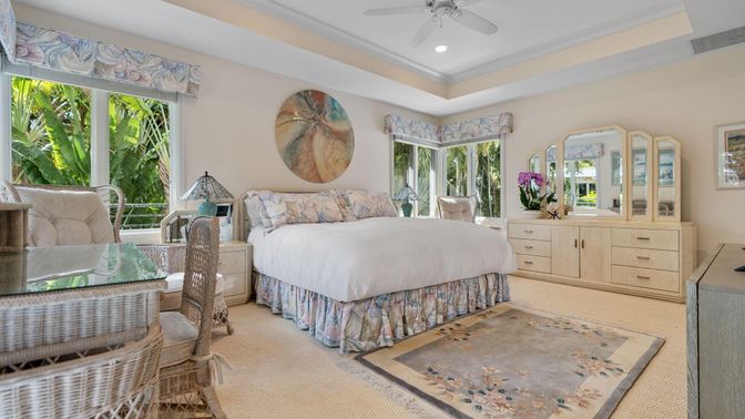 Bedroom, Interior, Recessed Lighting