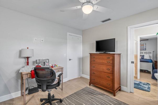 Home Office, Interior, Wood Texture Flooring