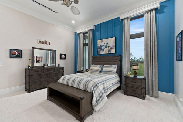 Bedroom, Interior, Recessed Lighting