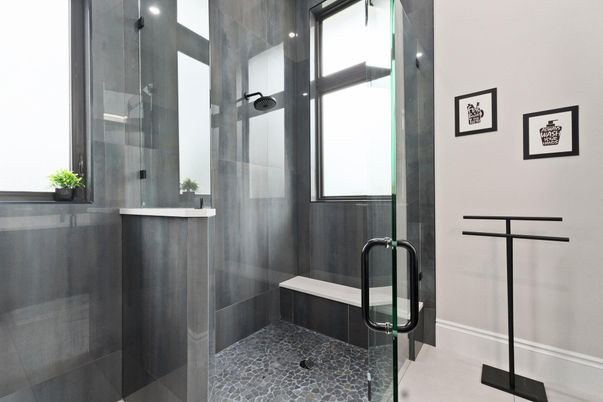 Bathroom, Glass Shower, Interior