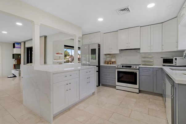 Interior, Kitchen, Recessed Lighting, Stainless Steel Appliances