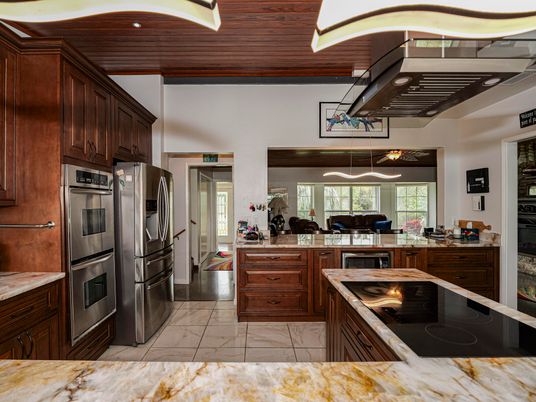 Interior, Kitchen, Wooden Ceilings
