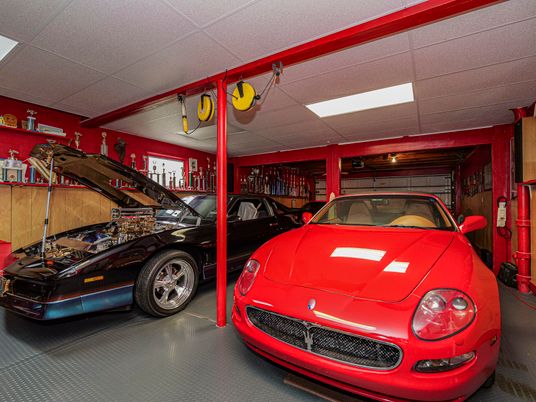 Garage, Interior, Recessed Lighting