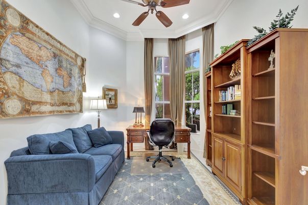 Home Office, Interior, Recessed Lighting