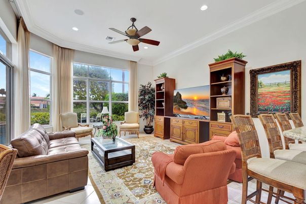 Interior, Living room, Recessed Lighting