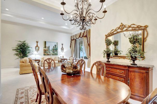 Chandelier, Dining room, Interior, Recessed Lighting