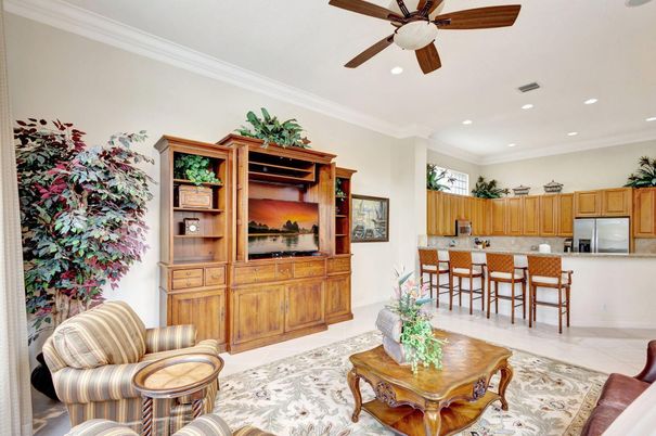 Interior, Kitchen, Living room, Recessed Lighting