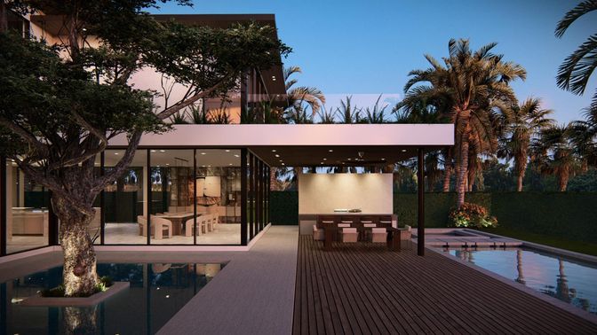 Backyard, Exterior