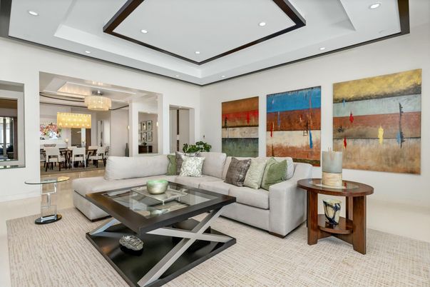 Chandelier, Dining room, Interior, Living room, Recessed Lighting