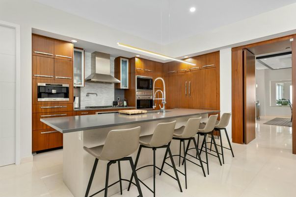 Interior, Kitchen, Recessed Lighting, Stainless Steel Appliances