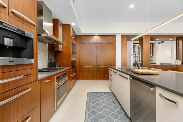 Interior, Kitchen, Recessed Lighting, Stainless Steel Appliances