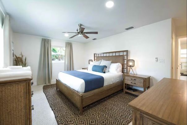 Bedroom, Interior, Recessed Lighting