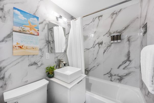Bathroom, Interior, Marble Walls