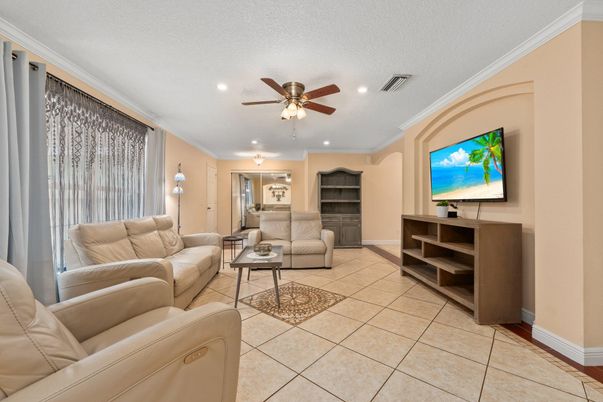 Interior, Living room, Recessed Lighting