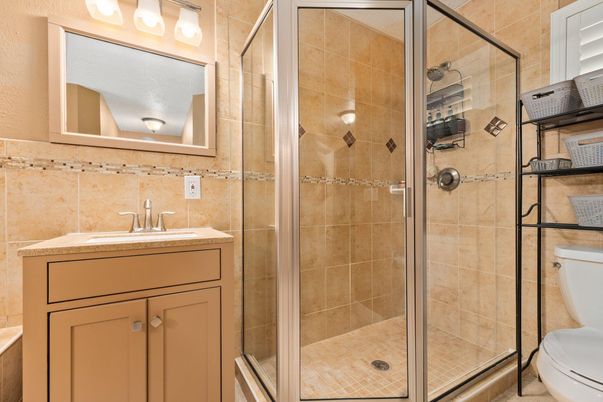 Bathroom, Glass Shower, Interior