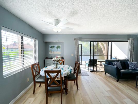 Dining room, Interior, Wood Texture Flooring