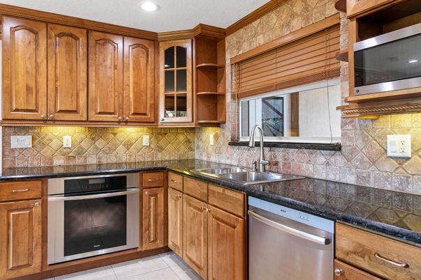 Interior, Kitchen, Recessed Lighting, Stainless Steel Appliances