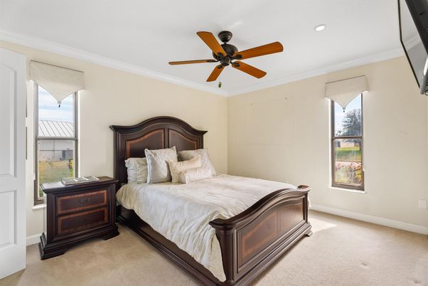 Bedroom, Interior, Recessed Lighting