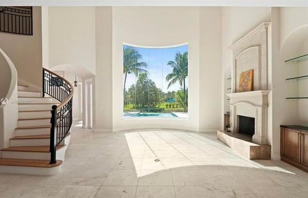 Fireplace, Interior, Marble
