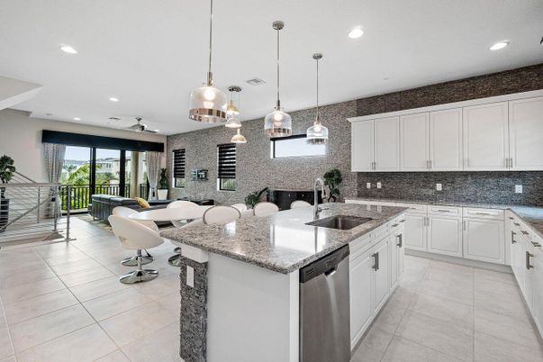 Dining room, Interior, Kitchen, Pendant Lights, Recessed Lighting