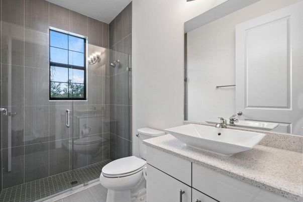Bathroom, Glass Shower, Interior