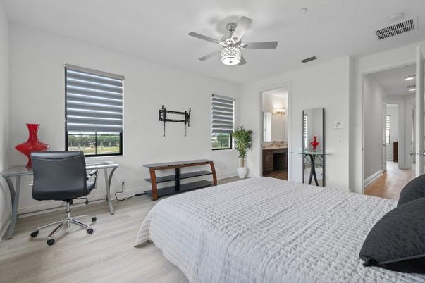 Bedroom, Home Office, Interior, Wood Texture Flooring