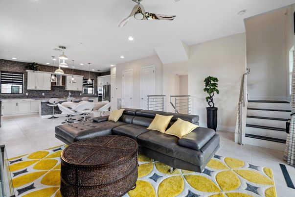 Interior, Kitchen, Living room, Pendant Lights, Recessed Lighting
