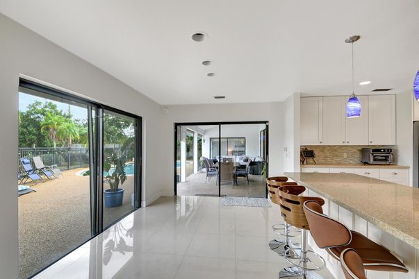 Dining room, Interior, Kitchen, Pendant Lights, Recessed Lighting