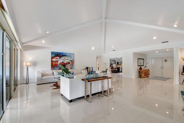 Interior, Living room, Recessed Lighting