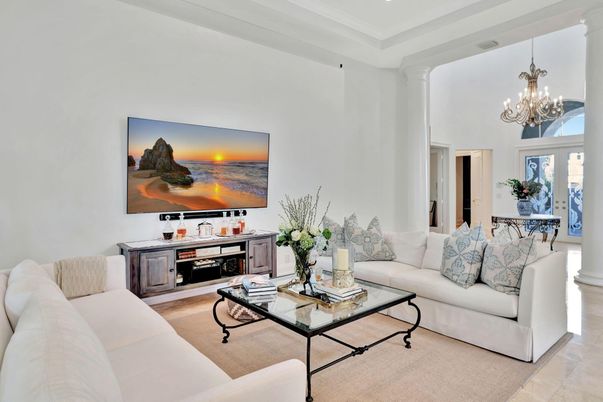 Chandelier, Interior, Living room, Recessed Lighting