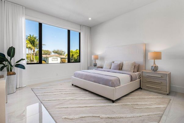 Bedroom, Interior, Recessed Lighting