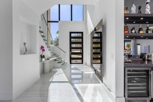 Interior, Marble, Recessed Lighting