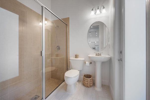 Bathroom, Glass Shower, Interior