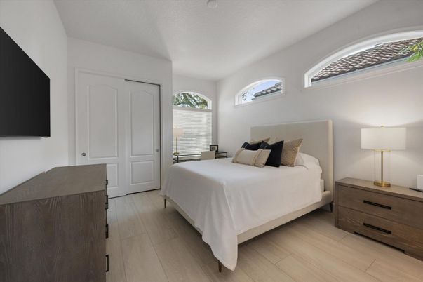 Bedroom, Interior, Wood Texture Flooring
