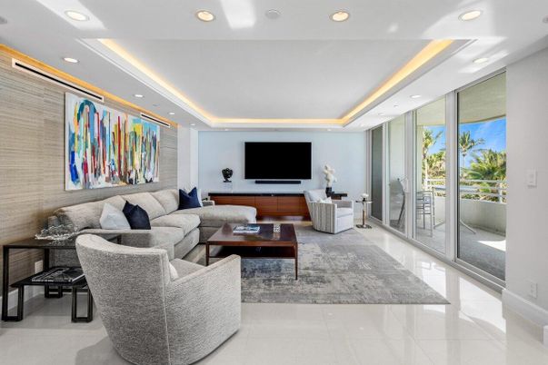 Interior, Living room, Recessed Lighting