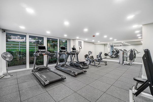 Fitness Equipment, Gym, Interior, Recessed Lighting
