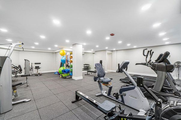 Fitness Equipment, Gym, Interior, Recessed Lighting